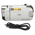 D90 1080P 16MP Digital Camera 2.4 Inch Rotatable Screen Camcorder 16X Zoom HD Video Recorder with Fill Light New
