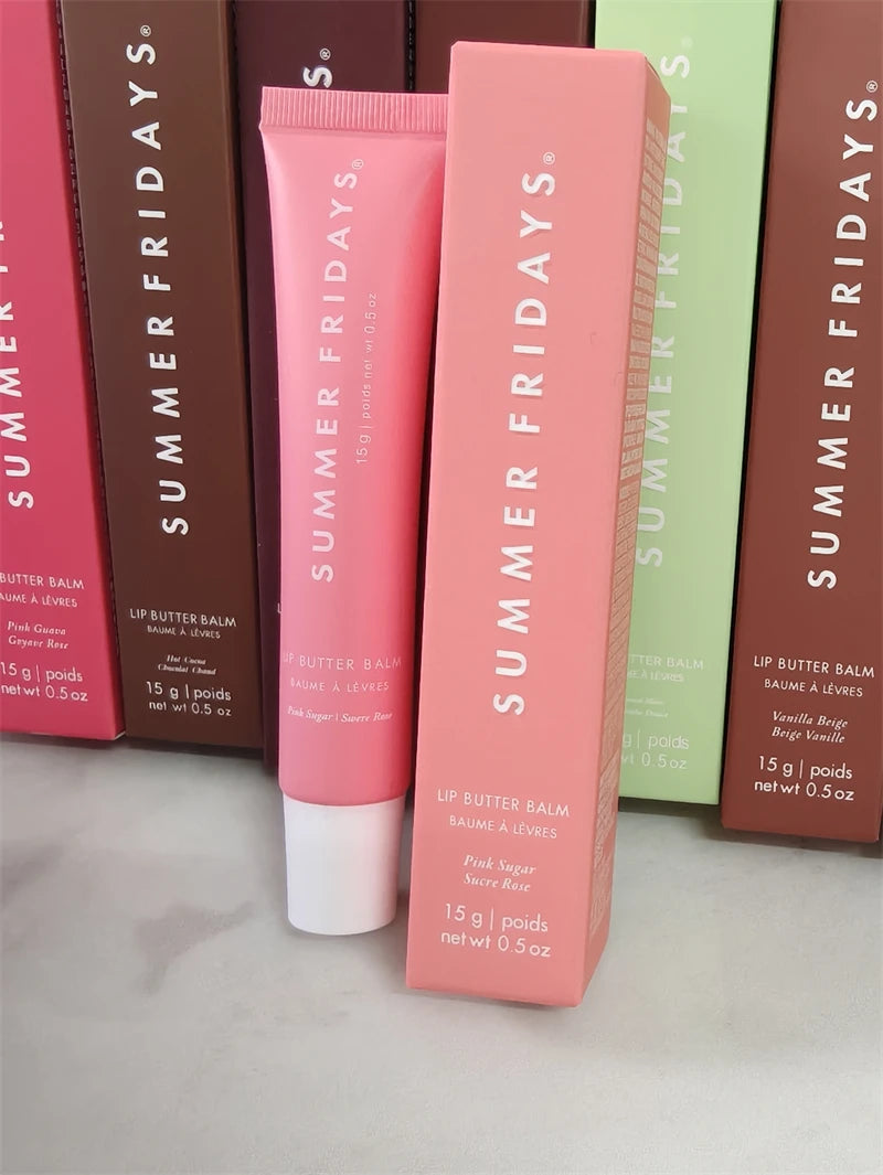 New Lip Balm Vanilla Beige Birthday Cake Pink Sugar Guava Toasted Marshmallow Moisturizing Lipstick Lip Gloss