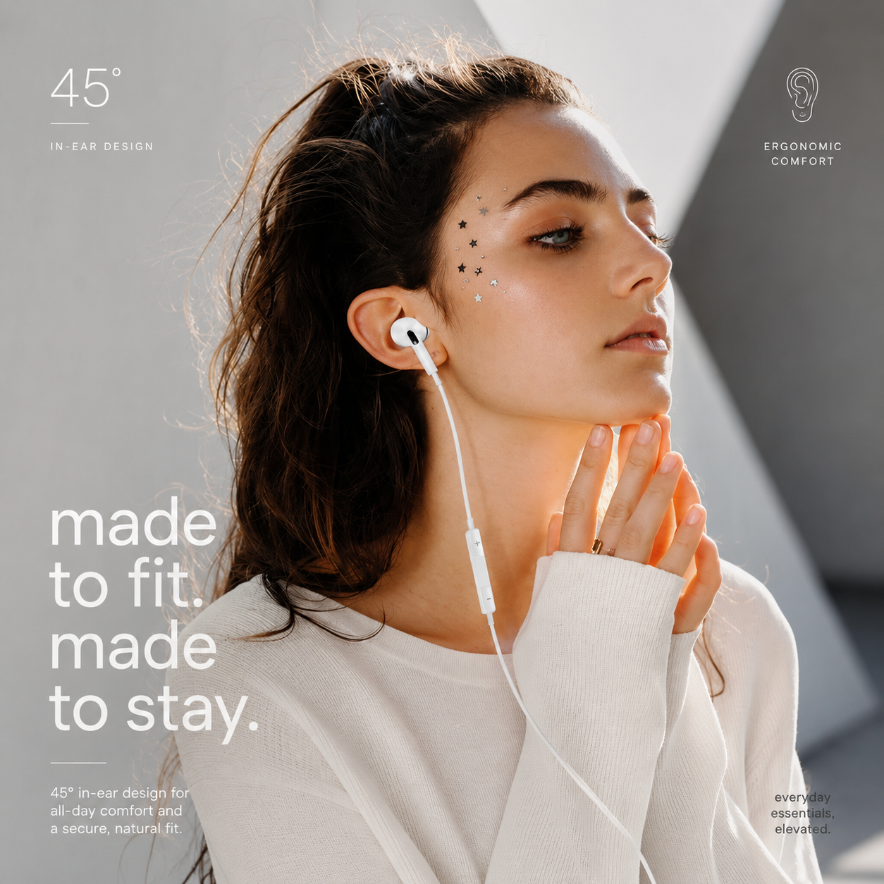 Classic Wired Earbuds for iPhone Lightning Connector / 3.5mm Audio Jack