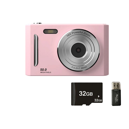 4K Digital Camera Dual Camera Flash 50 Million Hd Pixel Pixel Retro Ccd Portable Card Entry-Level Camera Auto Focus