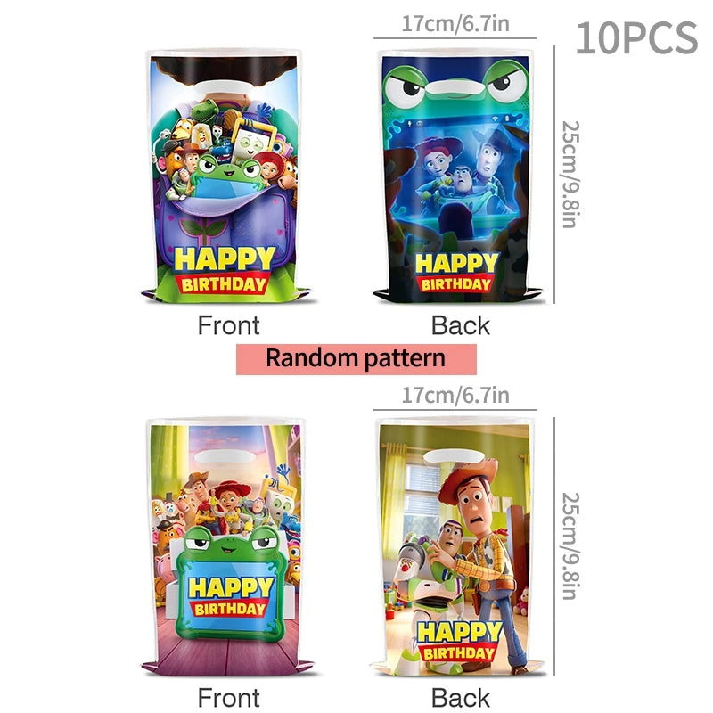 Toy Inspire Theme Birthday Party DIY Decoration Balloon Paper Cups Plates Gift Bag Backdrop Baby Shower Birthday Party Supplies