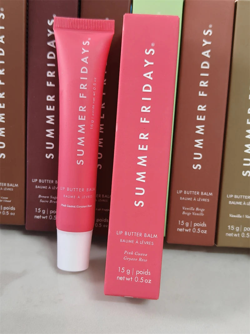 New Lip Balm Vanilla Beige Birthday Cake Pink Sugar Guava Toasted Marshmallow Moisturizing Lipstick Lip Gloss