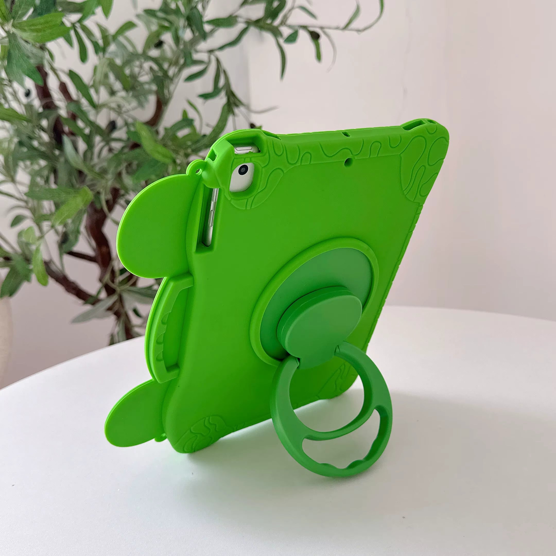 Toy Story 5 Inspired Lilypad Frog iPad Case | Protective Cartoon Tablet Cover