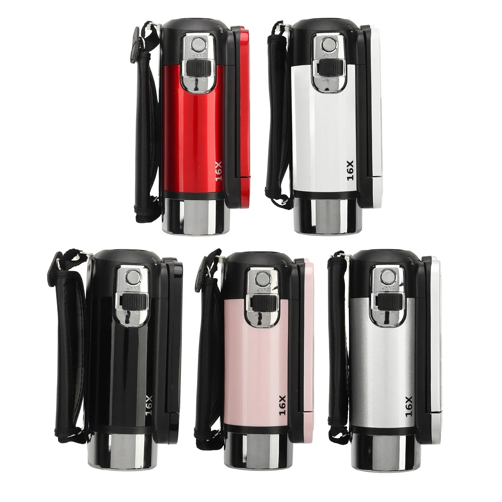 2000s Handheld Digital Camcorder with Rotating Screen