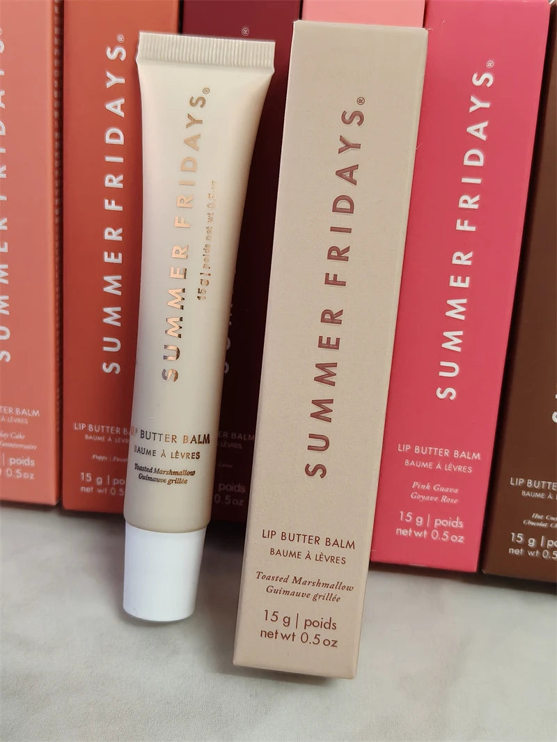 New Lip Balm Vanilla Beige Birthday Cake Pink Sugar Guava Toasted Marshmallow Moisturizing Lipstick Lip Gloss